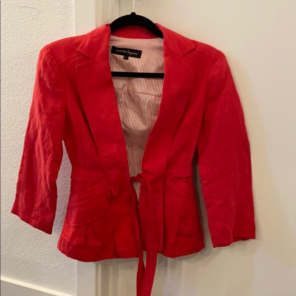 Nanette lepore jacket size 0